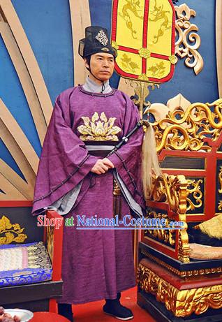 Tang Dynasty Chinese Eunuch Costumes Costume Complete Set for Men