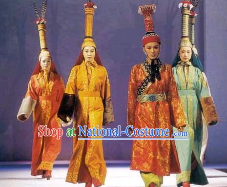 Yuan Dynasty Empress Garment Clothing Chinese Costume Complete Set for Women