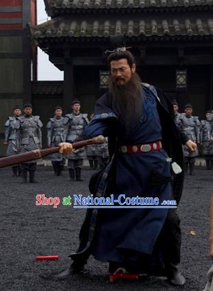 Song Dynasty General Yang Ye Superhero Body Armor Costume Costumes Dresses Clothing Clothes Garment Outfits Suits Complete Set for Men