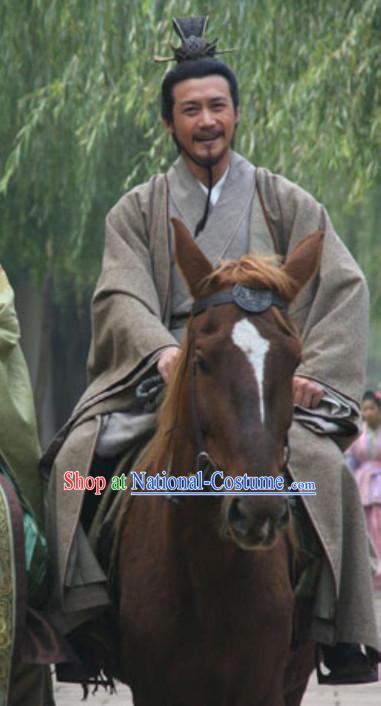 Song Dynasty Su Dongpo Dress Costume Costumes Dresses Clothing Clothes Garment Outfits Suits Complete Set for Men