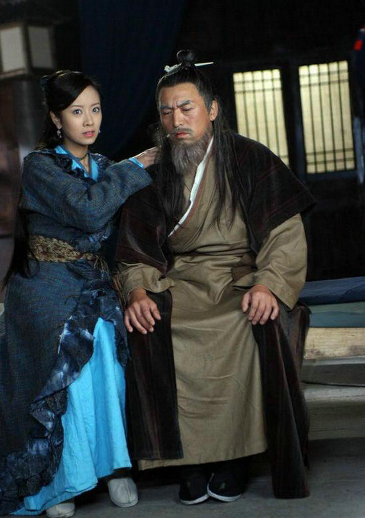 Ming Dynasty Writer Luo Guanzhong Costumes Dresses Clothing Clothes Garment Outfits Suits Complete Set for Men