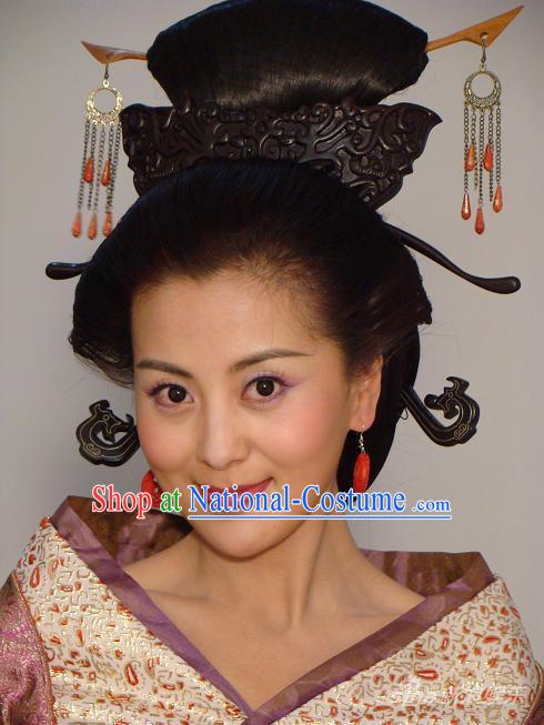 Han Dynasty Empress Black Wigs