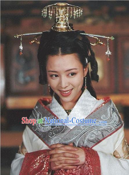 Chinese Qin Dynasty Princess Hair Accessories Hair Clips Hairpin for Women