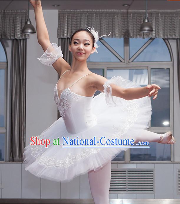 White Angel Ballet Costume Tutu Ballerina Dance Costumes Dancewear Dance Supply Tutus Free Custom Make Tu Tu