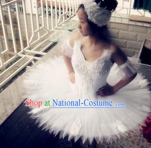 Top Feather Ballet Costume Tutu Ballerina Dance Costumes Dancewear Dance Supply Tutus Free Custom Tailored Tu Tu