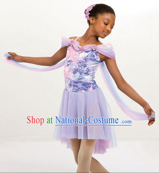 Kids Modern Dance Ballet Costumes Tutus Tu Tu Dancing Costumes Dancewear Dance Supply Free Custom Tailored Service for Children