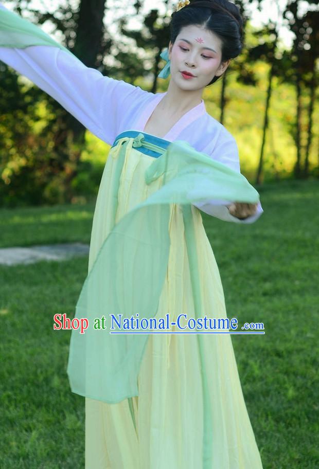 Chinese Costumes Tang Dynasty Classic Dresses Costume Free Custom Tailored Service