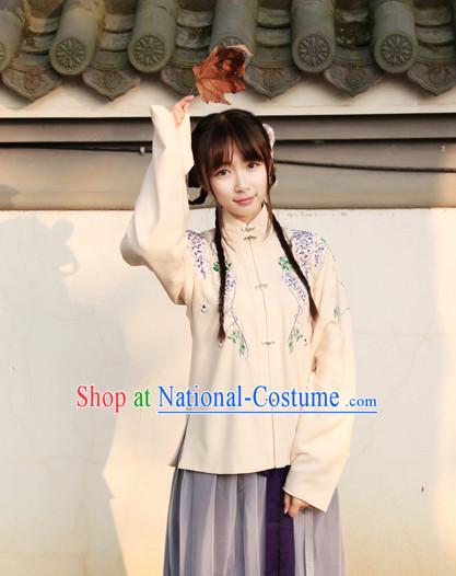 Ancient Chinese Ming Dynasty Women Costumes Kimono Couple Costumes Han Dynasty Wholesale Clothing Dance Costumes Cosplay Mantle Cape