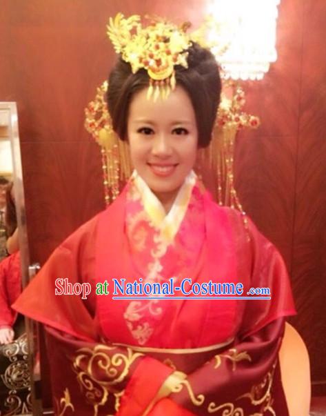 Chinese Ancient Style Imperial Bridal Crown Headwear Headpieces Hair Jewelry Hairpin for Women