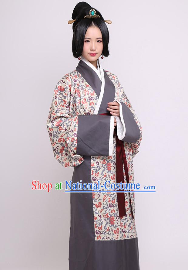 Chinese Costume Chinese Costumes Hanfu Han Dynasty Ancient China Scholar Clothing Dresses Garment Suits Clothes Complete Set for Women