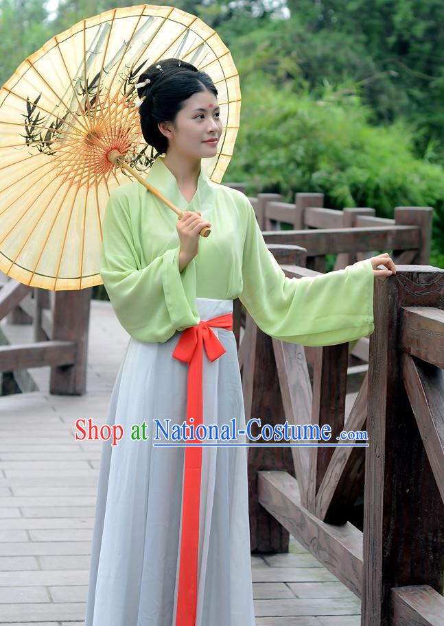 Chinese Costume Chinese Costumes Hanfu Han Dynasty Ancient China Scholar Clothing Dresses Garment Suits Clothes Complete Set for Women