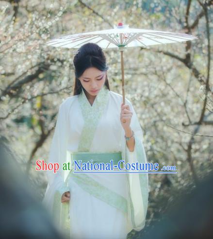 Chinese Costume Chinese Costumes Hanfu Han Dynasty Ancient China Scholar Clothing Dresses Garment Suits Clothes Complete Set for Women