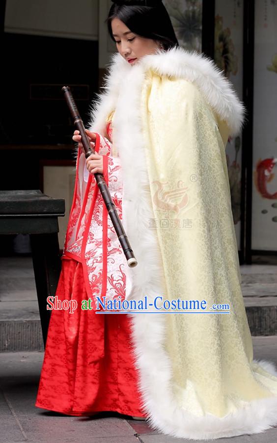 China Ming Dynasty Clothing Ancient Chinese Costume Men Women Costumes Kids Garment Clothes Cape for Women