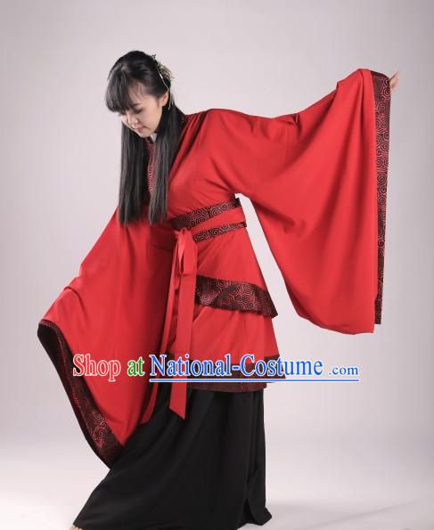 China Han Dynasty Clothing Ancient Chinese Costume Men Women Costumes Kids Garment Clothes for Women