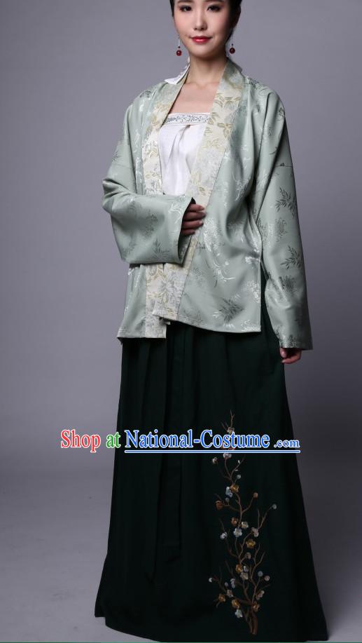 China Song Dynasty Clothing Ancient Chinese Costume Men Women Costumes Kids Garment Clothes for Women