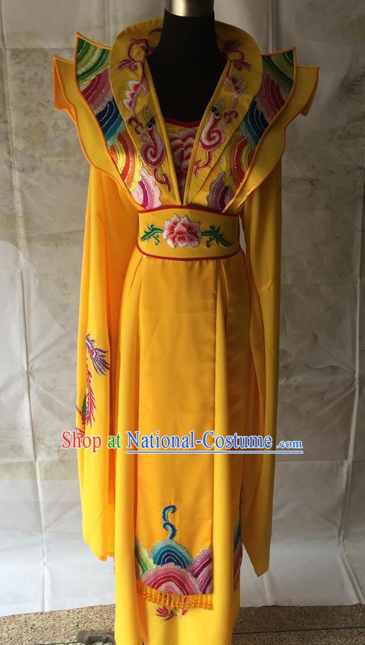 Chinese Opera Embroidered Phoenix Robe Empress Costume Traditions Culture Dress Masquerade Costumes Kimono Chinese Beijing Clothing for Women