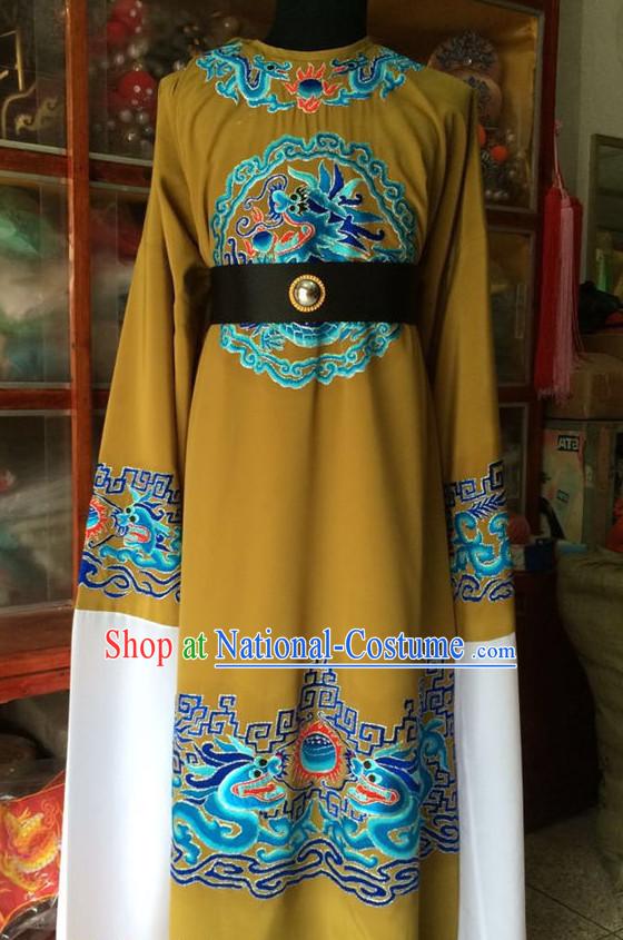 Chinese Opera Embroidered Prince Robe Costume Traditions Culture Dress Masquerade Costumes Kimono Chinese Beijing Clothing for Men