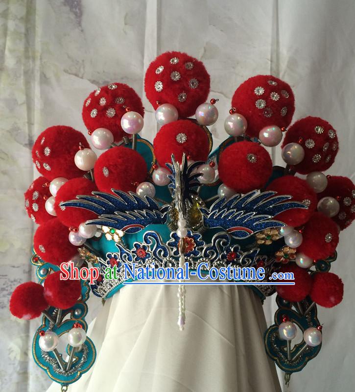 Chinese Classic Opera Phoenix Crown Hat for Women