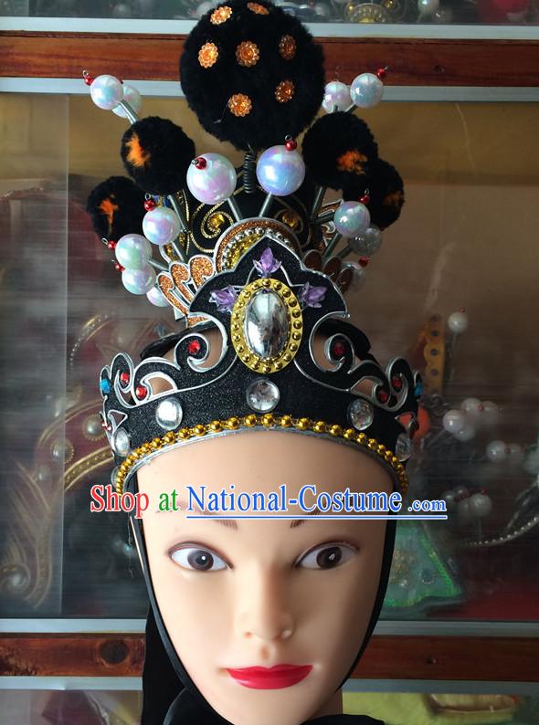 Chinese Opera Helmet Hat Headwear Headpieces Headdress for Men