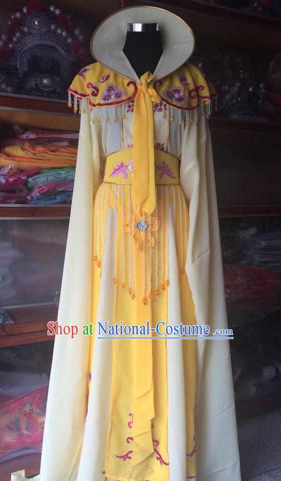 High Collar Chinese Opera Princess Wear Costume Traditions Culture Dress Kimono Chinese Beijing Clothing for Women