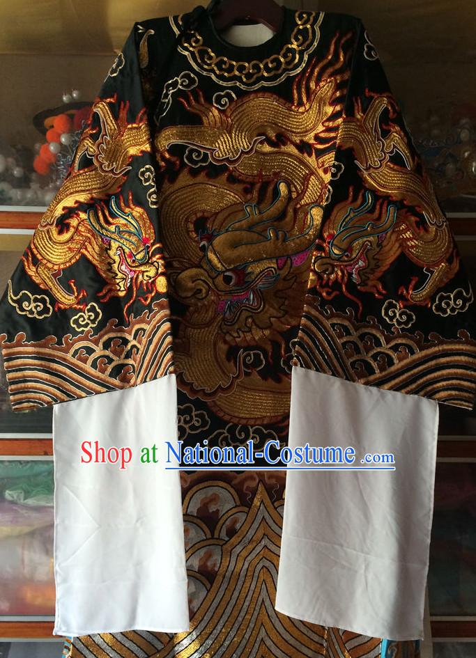 Chinese Opera Classic Dragon Robe Costumes Chinese Costume Dress Wear Outfits Suits for Men