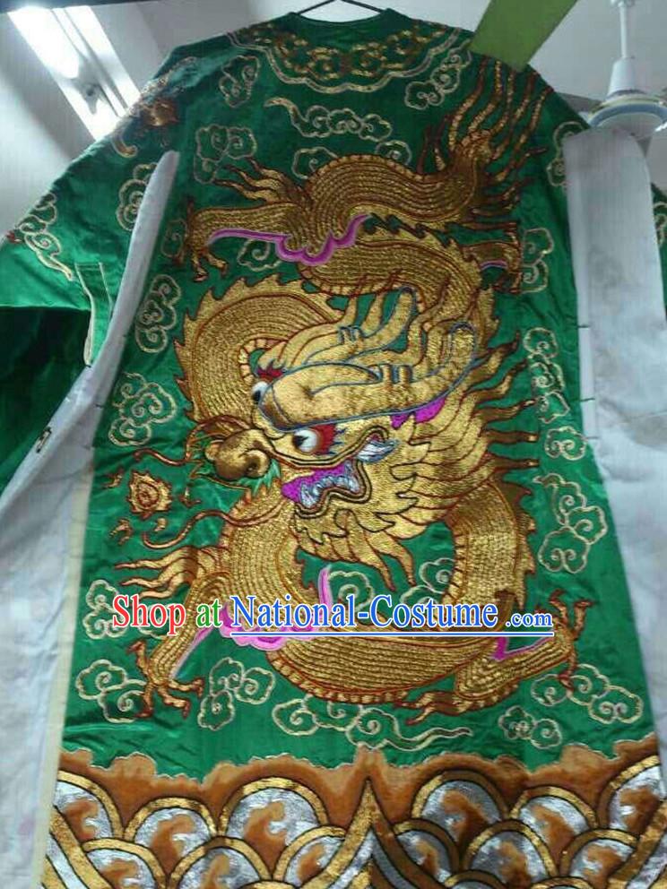 Chinese Opera Classic Dragon Robes Costumes Chinese Costume Dress Wear Outfits Suits for Men