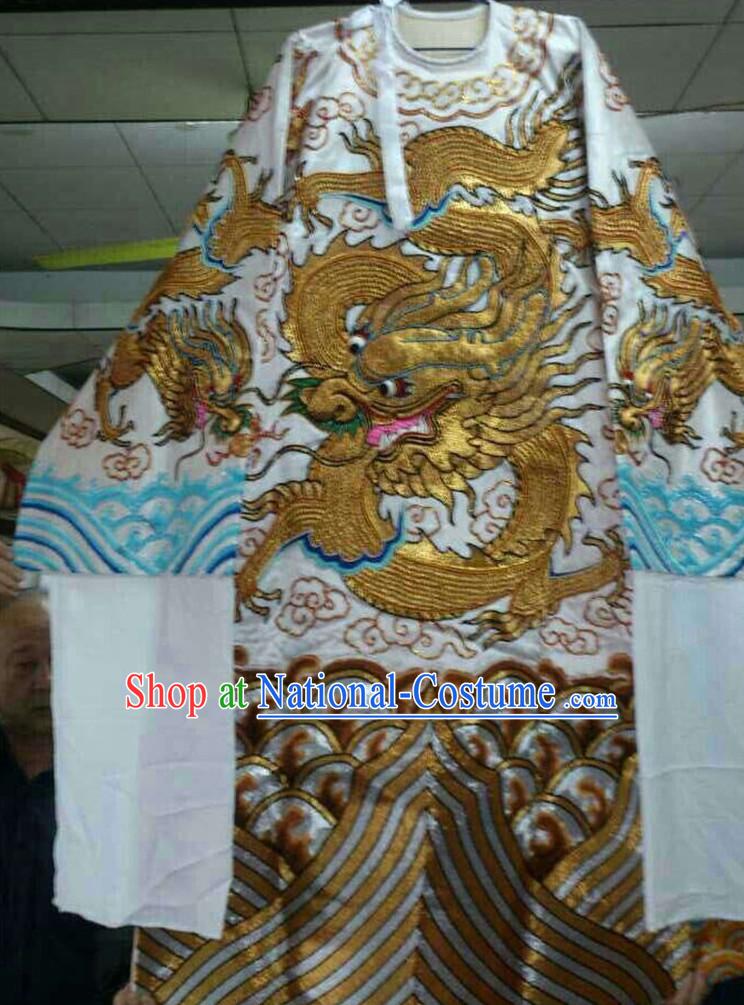 Chinese Opera Classic Dragon Robes Costumes Chinese Costume Dress Wear Outfits Suits for Men