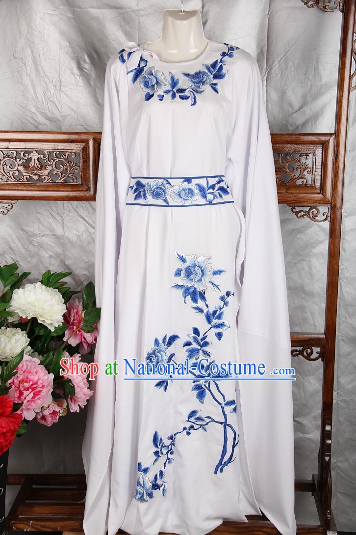 Chinese Opera Classic Embroidered Costumes Chinese Water Sleeve Costume Dress Wear Outfits Suits Mantle for Men