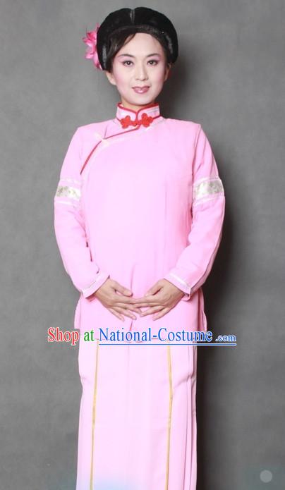 Chinese Opera Classic Waiter Costume Dress Wear Outfits Suits Mantle for Women