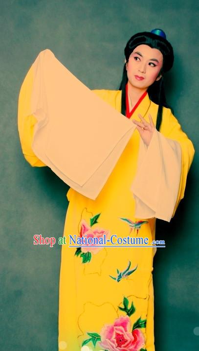 Chinese Opera Classic Water Sleeve Long Sleeves Costume Dress Wear Outfits Suits for Men