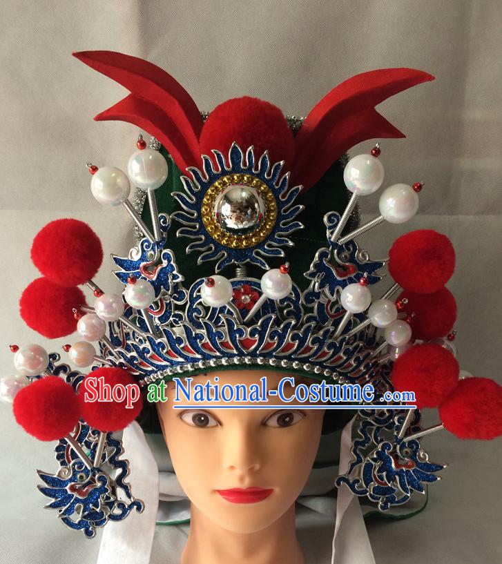 Chinese Opera General Superhero Hat for Men