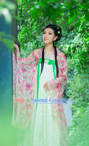 Chinese Tang Dynasty Costume Ancient China Costumes Han Fu Dress Wear Outfits Suits Clothing for Women