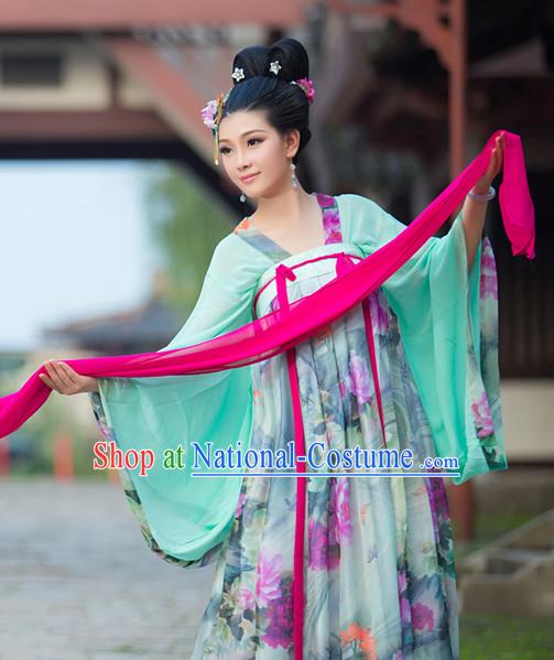 Chinese Tang Dynasty Costume Ancient China Costumes Han Fu Dress Wear Outfits Suits Clothing for Women