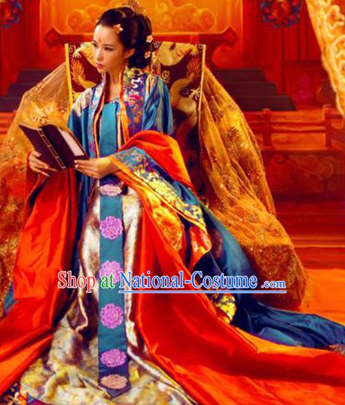 Chinese Tang Dynasty Costume Ancient China Costumes Han Fu Dress Wear Outfits Suits Clothing for Women