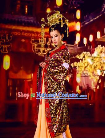 Chinese Tang Dynasty Empress Costume Ancient China Costumes Han Fu Dress Wear Outfits Suits Clothing for Women