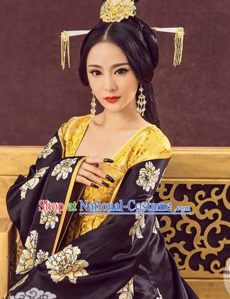 Chinese Tang Dynasty Empress Costume Ancient China Costumes Han Fu Dress Wear Outfits Suits Clothing for Women