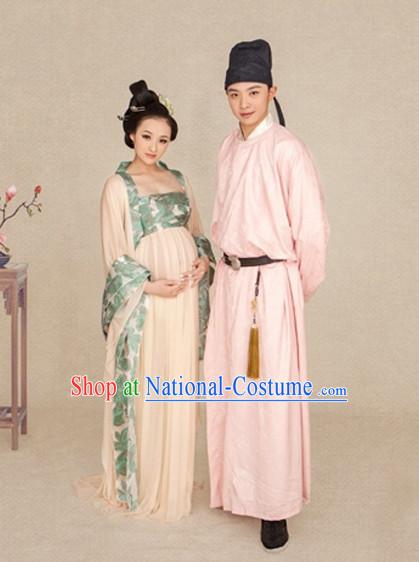 Chinese Tang Dynasty Costume Ancient China Costumes Han Fu Dress Wear Outfits Suits Clothing for Women and Men