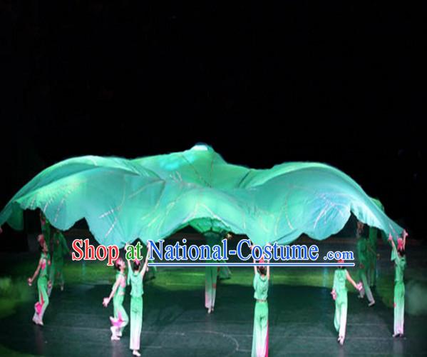 Giant Chinese Dance Apparel Flower Props Folk Dancing Prop Lotus Decorations