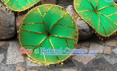 Giant Chinese Dance Apparel Flower Props Folk Dancing Prop Lotus Leaf Decoration