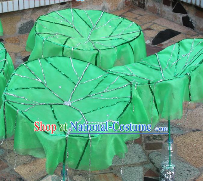 Chinese Dance Apparel Flower Props Folk Dancing Prop Lotus Leaf Decoration