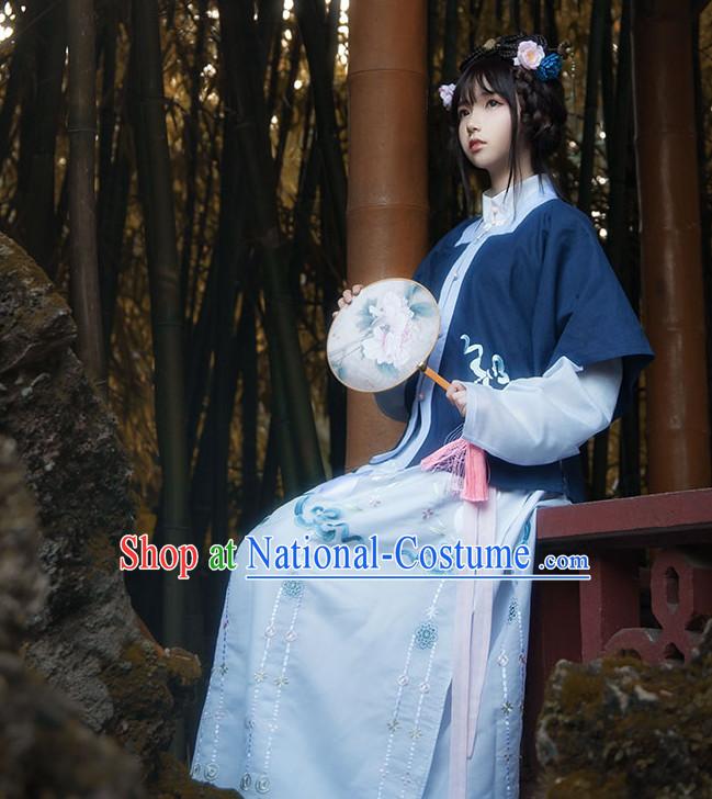 Asian Fashion Chinese Ancient Ming Dynasty Wife Clothes Costume China online Shopping Traditional Costumes Dress Wholesale Culture Clothing for Women