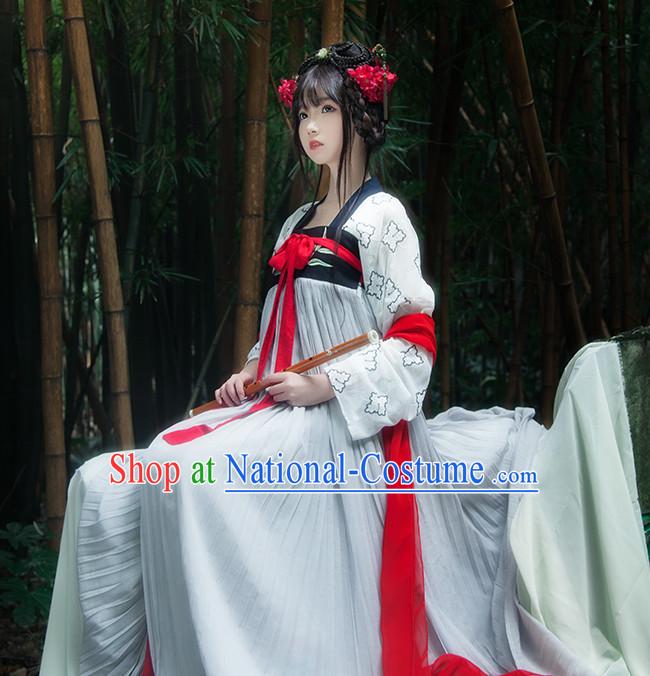 Asian Fashion Chinese Ancient Dynasty Princess Clothes Costume China online Shopping Traditional Costumes Dress Wholesale Culture Clothing and Hair Jewelry for Women