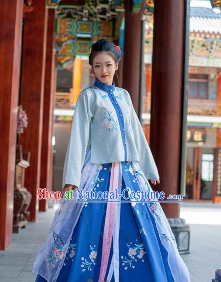 Asian Fashion Chinese Ancient Ming Dynasty Princess Clothes Costume China online Shopping Traditional Costumes Dress Wholesale Culture Clothing and Hair Jewelry for Women