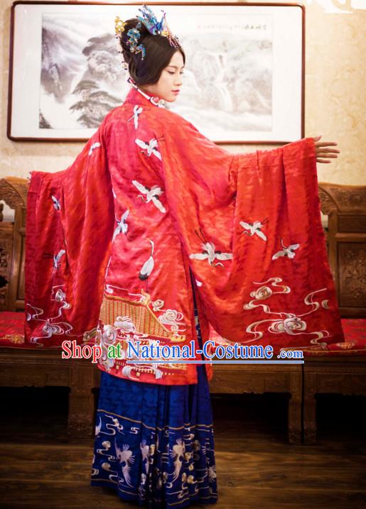 Ming Dynasty Ancient Chinese Costumes Classic Clothing Clothes Garment Outfits Dance Wear