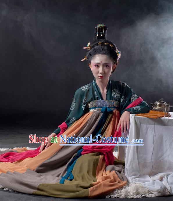 Chinese Ancient Han Dynasty Princess Clothes Costume China online Shopping Traditional Costumes Dress Wholesale Asian Culture Fashion Clothing and Hair Accessories for Women