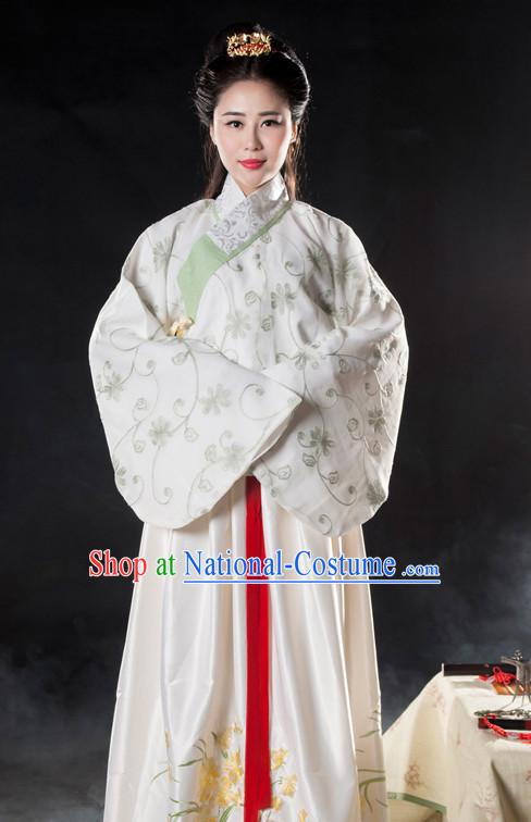 Chinese Ancient Ming Dynasty Lady Clothes Costume China online Shopping Traditional Costumes Dress Wholesale Asian Culture Fashion Clothing and Hair Accessories for Women