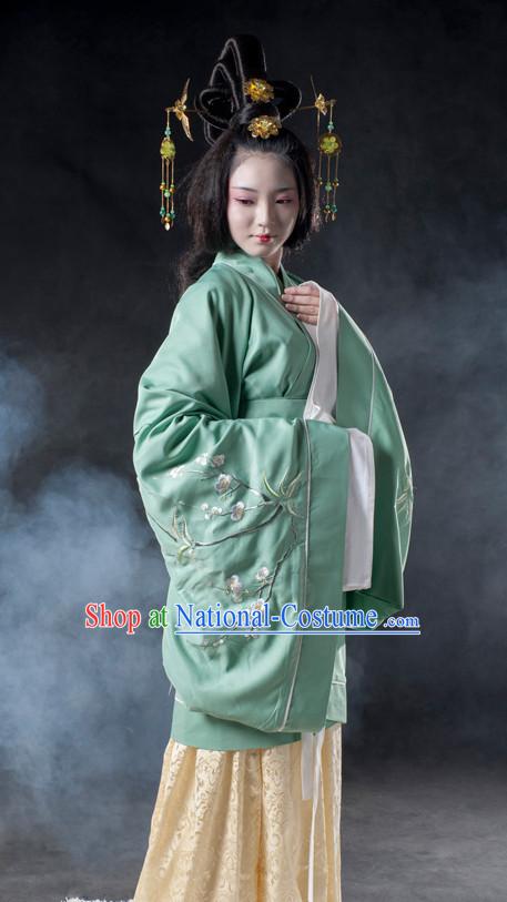 Chinese Ancient Han Dynasty Lady Clothes Costume China online Shopping Traditional Costumes Dress Wholesale Asian Culture Fashion Clothing and Hair Accessories for Women