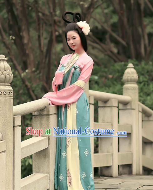 Chinese Ancient Ming Dynasty Lady Clothes Costume China online Shopping Traditional Costumes Dress Wholesale Asian Culture Fashion Clothing and Hair Accessories for Women