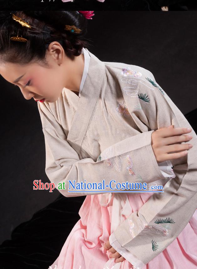 Asian Fashion Chinese Ancient Han Dynasty Clothes Costume China online Shopping Traditional Costumes Dress Wholesale Culture Clothing and Hair Accessories for Women