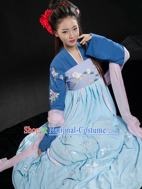 Asian Fashion Chinese Ancient Tang Dynasty Clothes Costume China online Shopping Traditional Costumes Dress Wholesale Culture Clothing and Hair Accessories for Women